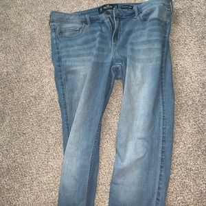 Light colored skinny jeans